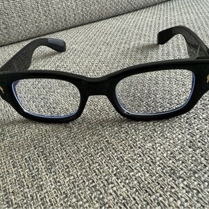 Black Rectangular Eyeglasses